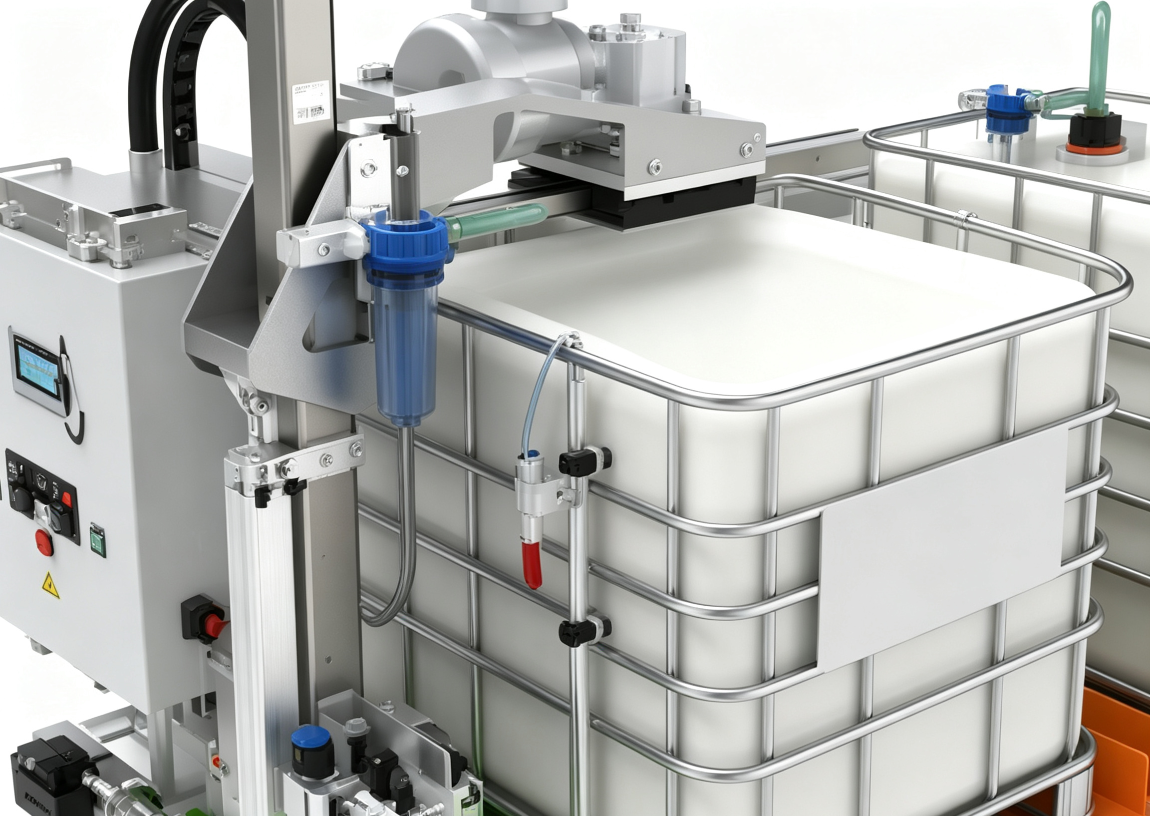 Auto PU Polymer Filling Premixing Station-3